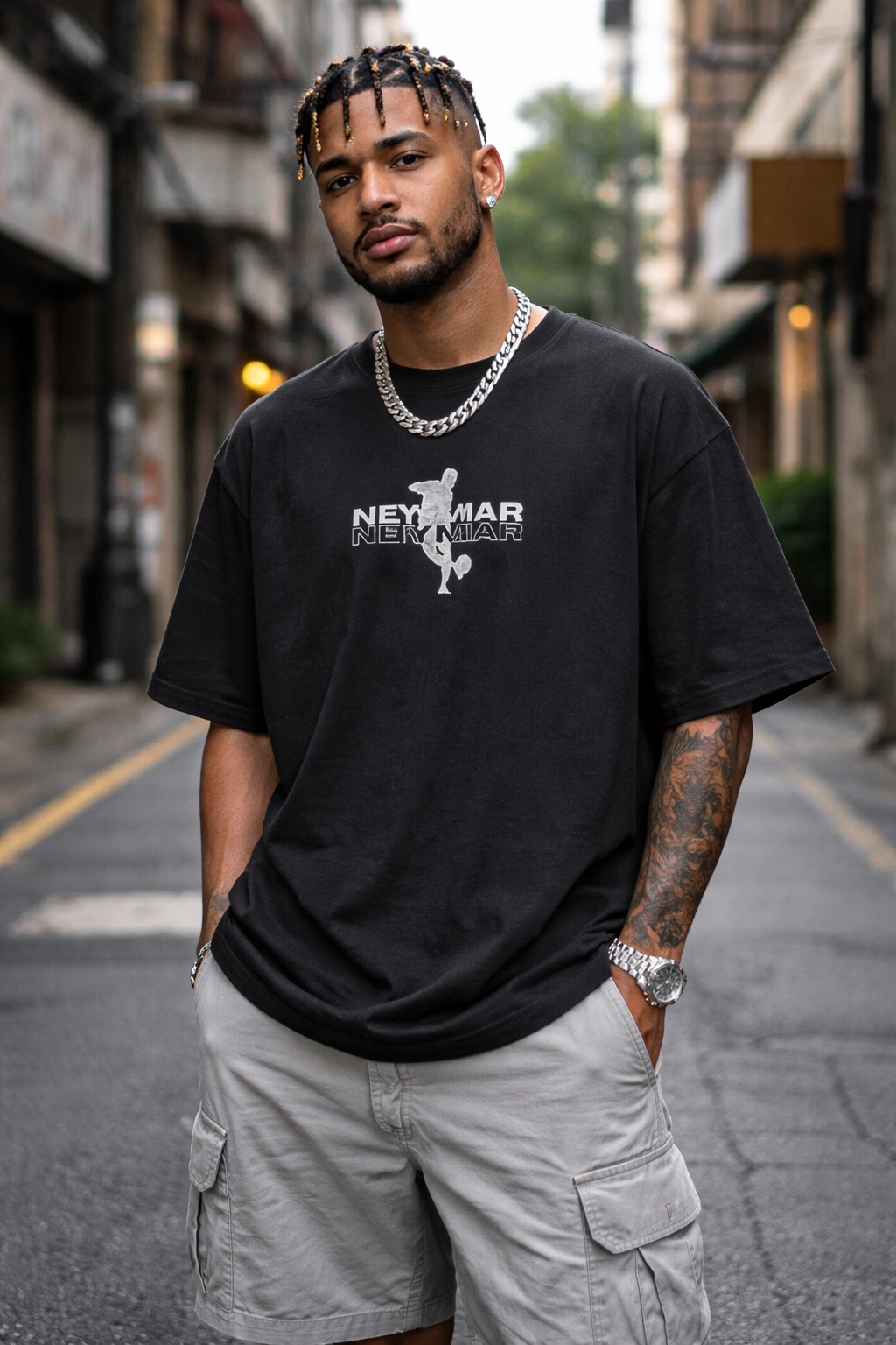 Neymar Unisex Oversized Classic T-Shirt