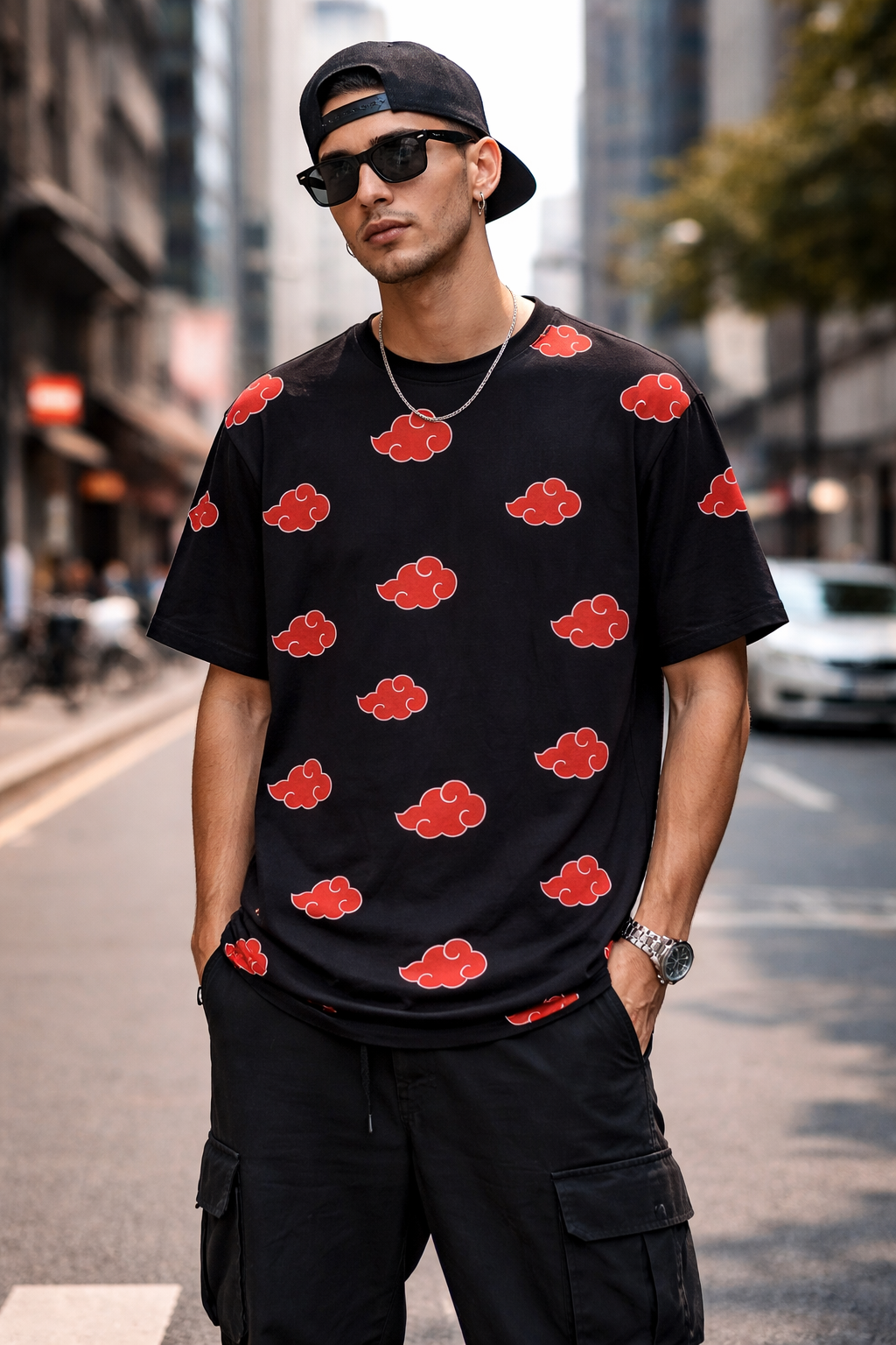 Akatsuki Cloud Unisex Oversized Tee