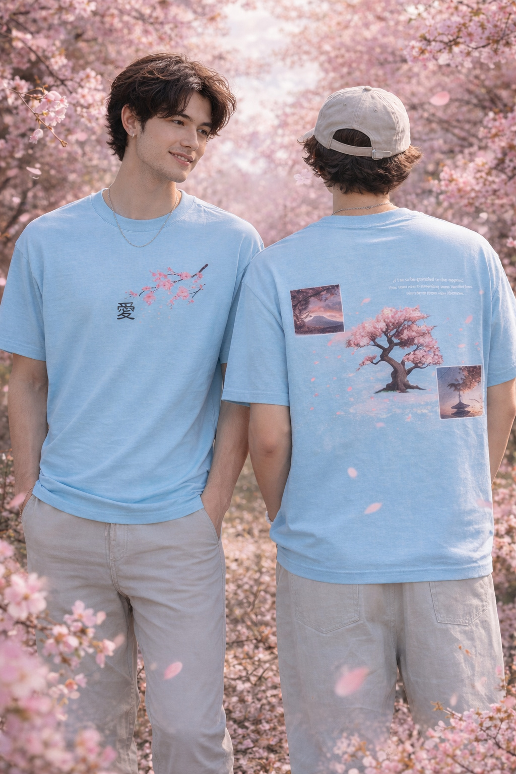 Sakura Oversized Classic T-Shirt