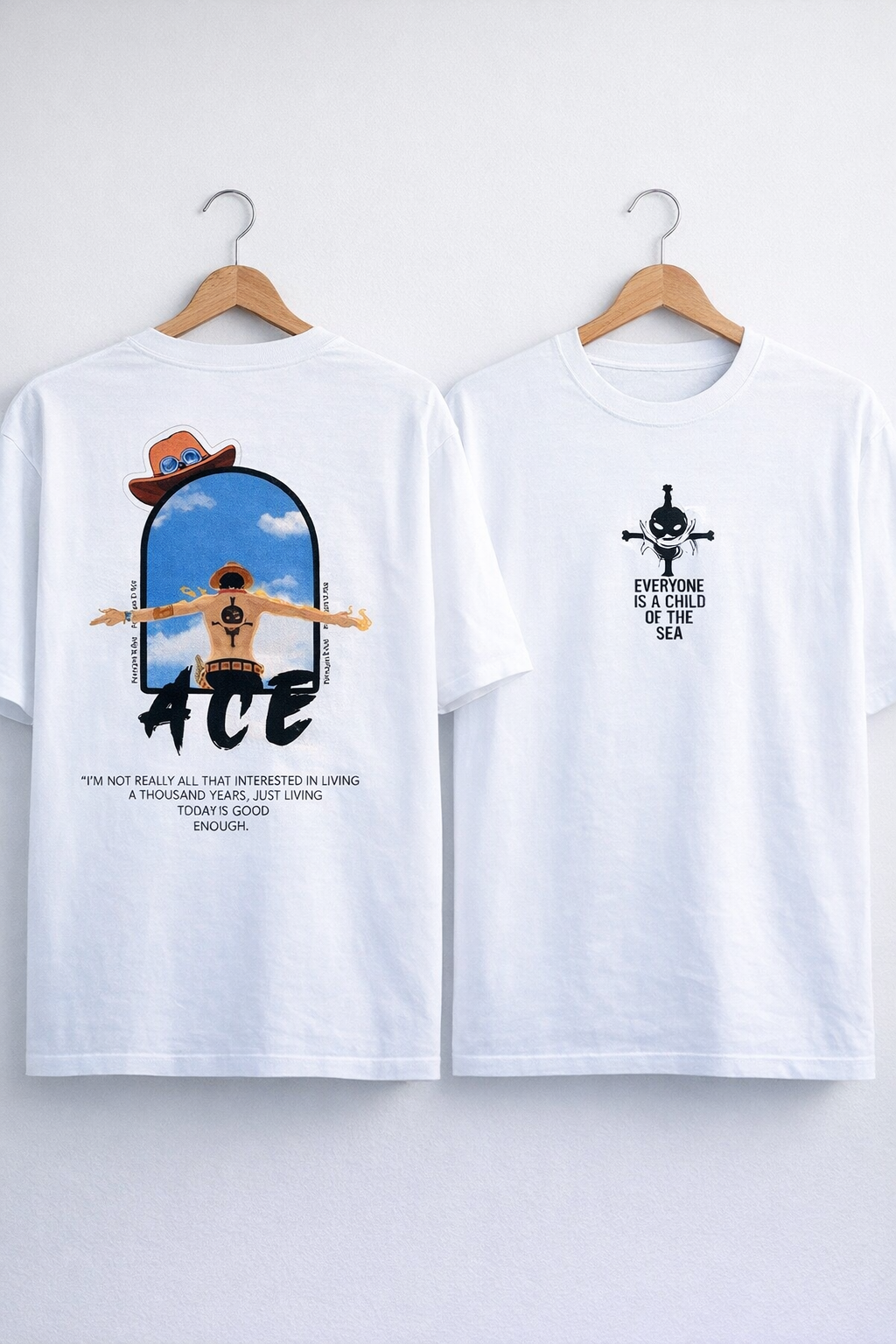 Portgas D Ace Unisex Oversized Classic T-Shirt