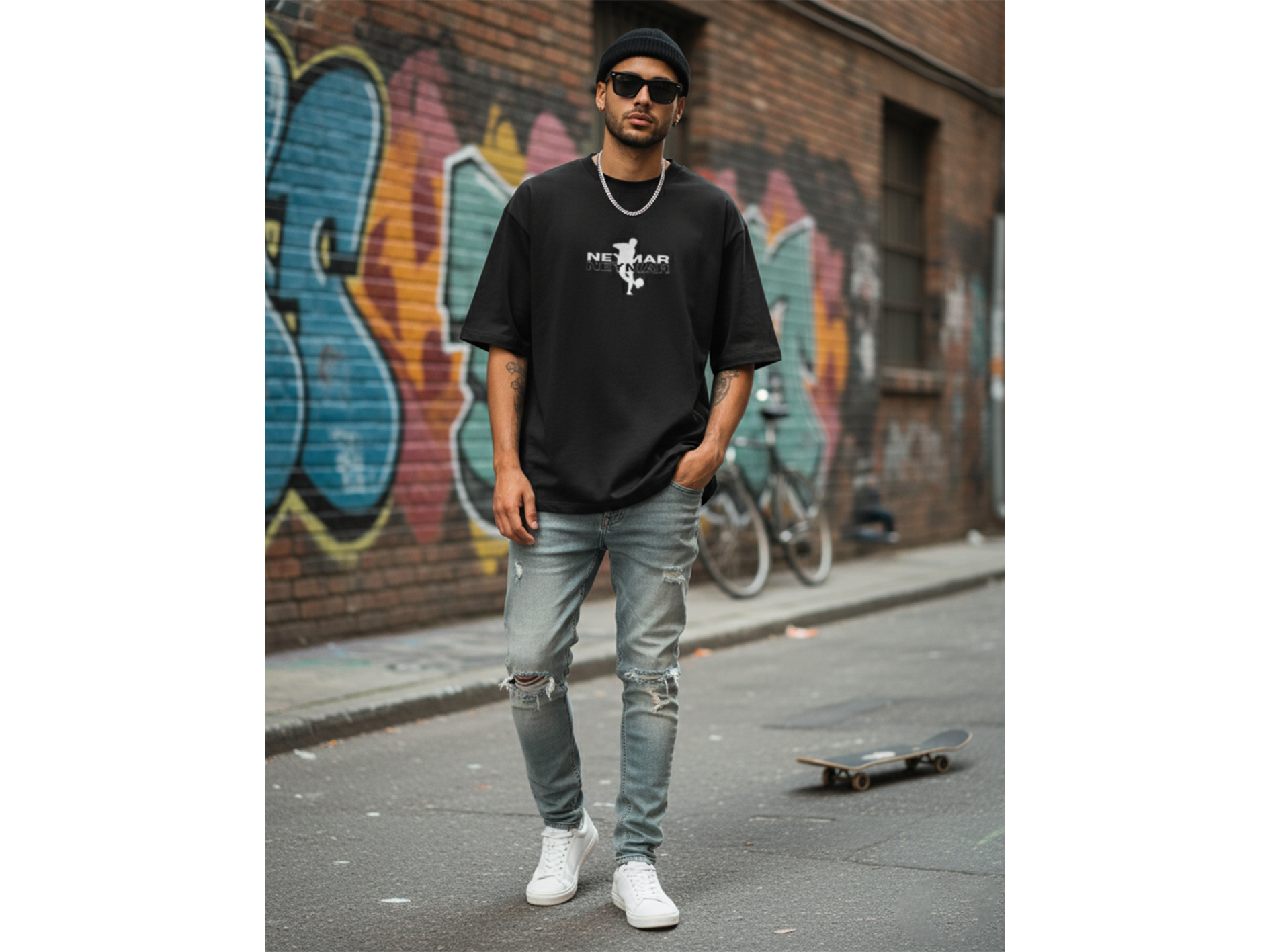 Neymar Unisex Oversized Classic T-Shirt