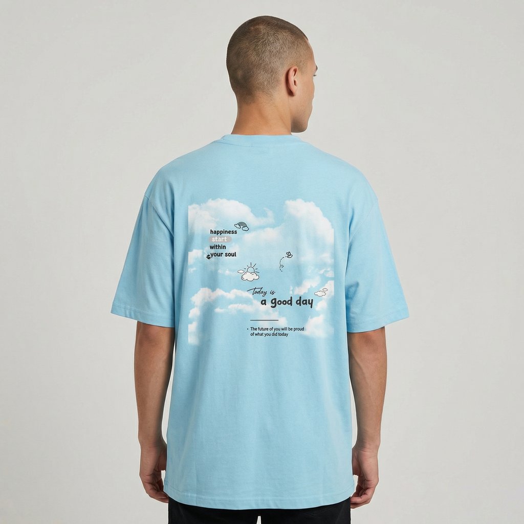 A Good Day with New Shine Unisex Oversized Classic T-Shirt